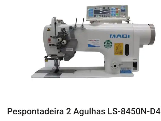 Máquina de Costura Industrial Pespontadeira Barra Alternada Eletrônica Maqi LS-8450N-D4